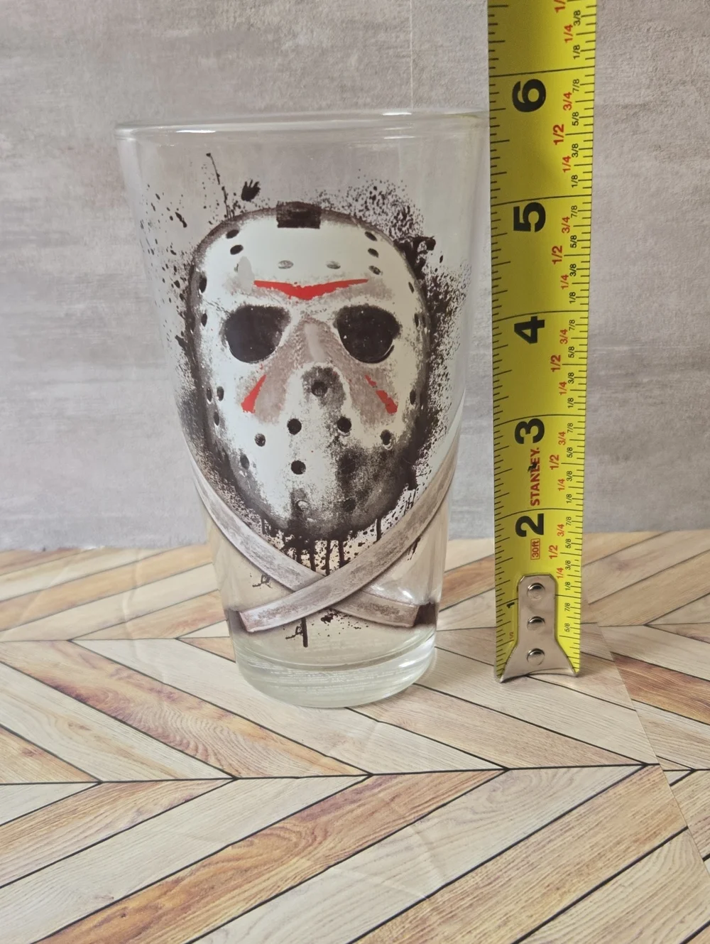 ​Friday The 13th Jason Voorhees 16oz Pint Glass Horror Movie Slasher Tumbler